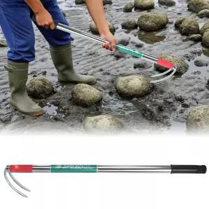 두발괭이 스텐자루 65cm 돌뒤집개 해루질 약초 2발 갱이 스테인레스 농기구