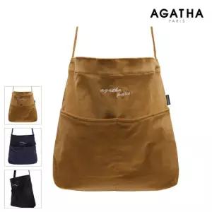 [아가타] 코듀로이 투포켓 크로스백