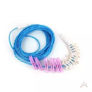 와이어 옥상빨래줄 빨래줄 야외 코팅 10M 고리 옥상빨래줄 여행용빨래줄 빨래줄와이어