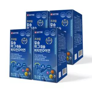 일양약품 칼슘 마그네슘 비타민D 아연 180정 4개 / 12개월분 칼마디 해조 뼈건강 치아건강