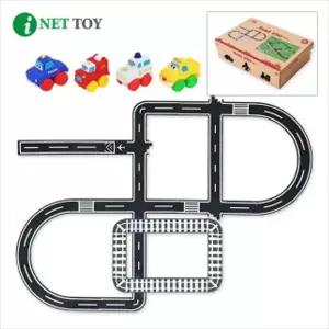 아이넷 로드 플레이 세트 55P/트랙놀이/레일놀이/트랙장난감/레일장난감/기차놀이/어린이용/유아용/아동용