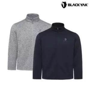 [롯데백화점]블랙야크 남성 사카리바 플리스자켓 니트 데일리 풀집업 후리스 1BYJKWU001 GD