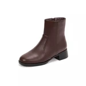 엠.무크 시엘 소가죽 컴포트 앵클부츠 브라운 516523614AM