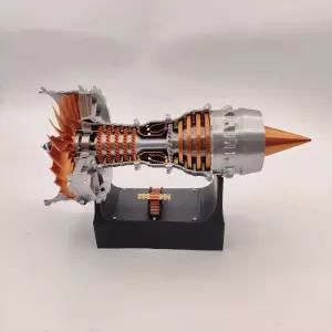 항공엔진모형 전동젯엔진조립키트 비행기엔진 전시용DIY세트