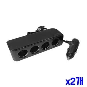 차량용소켓 차량용 60cm 멀티소켓 4구소켓 x2개 차량용소켓 자동차소켓 멀티소켓 시거잭