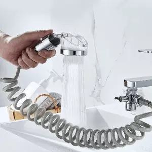 샤워기 호수 교체 욕실 스프링 호수줄 (WFK76FT)