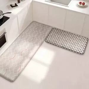 PVC 주방 발매트 푹신한 두꺼운 발판 논슬립 양면 부엌 발편한 매트
