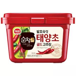 사조 해표 순창궁 태양초 골드 고추장 500g x 1개 / 장류