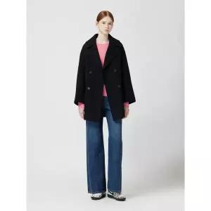 [CC콜렉트](광주신세계)더블 브레스티드 피코트_C254MSG163