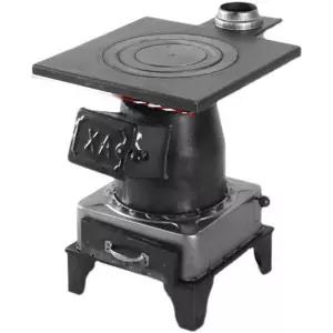 무쇠 장작난로 꺼꾸로타는 소각 나무 농막 난로 화로