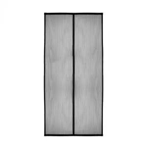 출입문 자석 모기장 중 블랙 집안용품 잡화 가정잡화