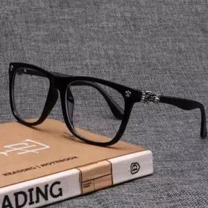  뿔테 패션테 크롬하츠 안경테 안경 블랙 + 블루라이트 펀해치스타일