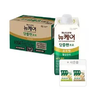 뉴케어 당플랜 프로 호두맛 230ml, 24입, 1개+증정(당플랜 저당 바삭한 카사바칩 어니언맛 40g, 3개+당플랜 저당 카사바칩 페퍼솔트맛 40g, 3개)