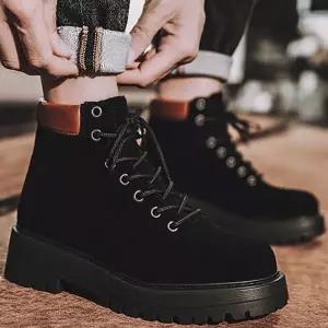 클락션 남성 배색 워커화 캐주얼화 워커 부츠 남자신발