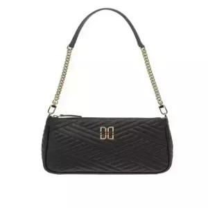 닥스 ACC 블랙 퀼팅 가죽 DD로고 크로스 및 숄더백 DCBA2E362BK