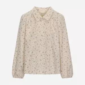 [롯데백화점]써스데이 아일랜드 핀턱 셔츠 카라 블라우스 T258MBL237W