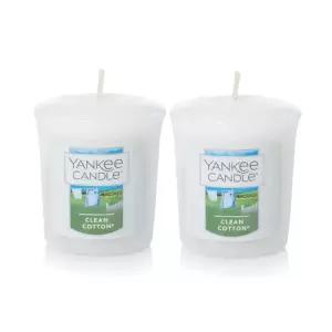 양키캔들 보티브 클린코튼 아로마 향초 X2개
