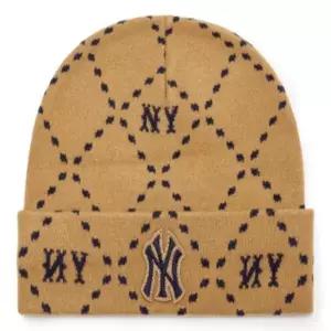 [MLB]M MLB모자 NQK 7ABNMD136-50BGS 다이아 모노그램 자카드 비니