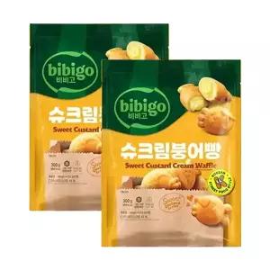 CJ 비비고 슈크림 붕어빵 300g, 2개