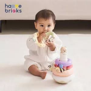 [하베브릭스] NEW 회전 링쌓기 링끼우기 소근육 발달 아기 장난감