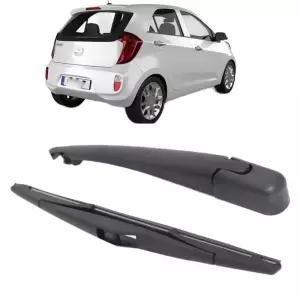 호환 기아 모닝 2011 - 2017 후방 와이퍼 암 블레이드 날 윈드스크린 해치백 MK2