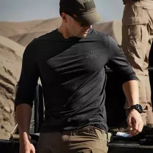 CQR 자외선차단 쿨링 경량 퀵드라이 긴팔 티셔츠