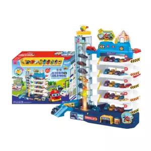 핑크퐁 슈퍼구조대 5층 오토 주차타워