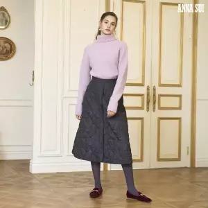 25FW 자카드 퀼팅 스커트