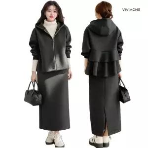 비비아체 티오트 기모재킷+스커트