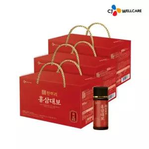 [신세계라이브쇼핑][CJ공식] 한뿌리 홍삼대보 10병 3박스
