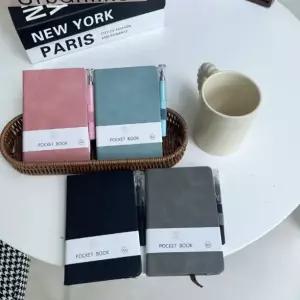 자파믹스 a6 휴대용 업무 수첩 미니 다이어리 노트 펜 세트