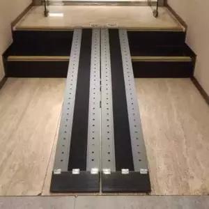 오토바이 사다리 바이크 적재 진입판 트레일러 두꺼운