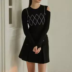 [롯데백화점]에고이스트 뷔스티에 포인트 라운드넥 티셔츠 (ER1CL160)