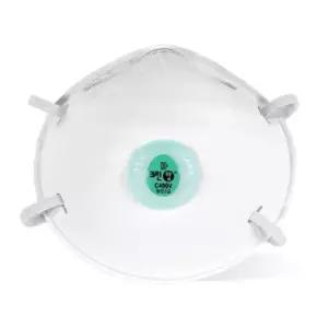 크린탑 안면부 여과식 방진마스크 C400V흰색(2급-1스텝) 10EA