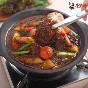 [무보까] 국내산 한돈 순살 돼지갈비찜 500g x 2팩, 삼겹 돼지갈비찜