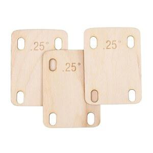 [미국배송] 밴웍스 기타 넥 심즈 볼트 포켓 0.25도 플레이트 도구 효과적인 정렬 및 각도 조절을 위한 3 JT/JQB-03 모든 유형의 베이스 팩에 적합