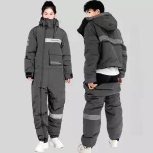 오토바이방한복 일체형 빅사이즈 배달 대행 라이더 방풍 방수 의류 보온 슈트 세트