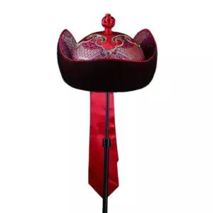 몽골 티벳 말가이 전통 왕관 결혼식 모자 공연