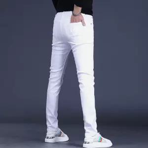 스키니진 남자스키니진스판 데님팬츠 화이트 화이트레귤러