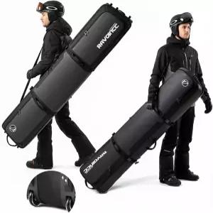 항공 여행용 바퀴 패딩 스노보드 스키백 비행 방수 롤링 스노보드백 스노우보드 기어 헬멧 부츠 고글