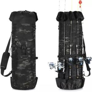 Wowelife 낚싯대 캐리어 - 낚싯대/릴 정리 케이스 장비 보관 및 여행용 남성 가족 선물