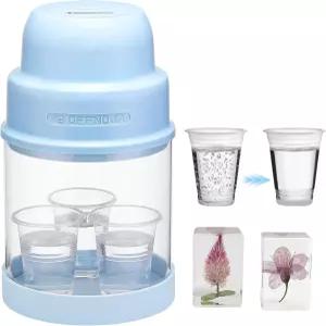 오프노바 수지 버블 리무버 10분 진공 챔버 기계 에폭시 몰드 주조용 압력 포트 DIY 아트 공예 보석 제작