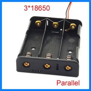 5Pcs 18650 병렬 배터리 상자 318650 배터리 케이스 18650 배터리 홀더 3 슬롯 18650 보관 상자 3.7V