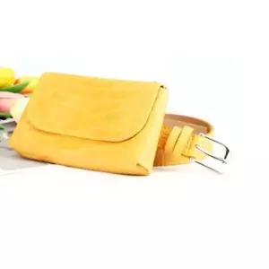 여권 핸드폰 벨트백 크로스 가방 여성 골프볼 옐로우 (WFK437R)