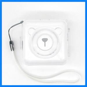 투명 PC 보호 커버 가방 운반 케이스 Peripage 용지 사진 열전 사 프린터 용 스트랩이있는 PC 보호 커버 케