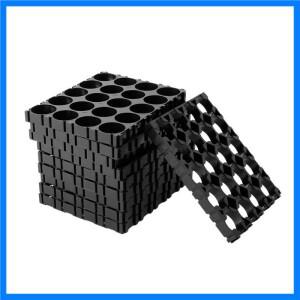 쉘 팩용 18650 셀 스페이서 배터리 방열용 ABS 플라스틱 히트 브래킷 박스 케이스용 DIY 정리 4x5 거치대 1