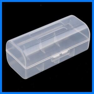 고품질 26650 배터리 상자 투명 투명 플라스틱 케이스 홀더 배터리 상자 1X26650 충전식 배터리 보관 케이