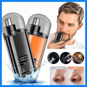 남성용 코털 트리머 휴대용 미니 코털 제거기 USB 충전식 코털 및 귀털 트리머 전동 코털 커터