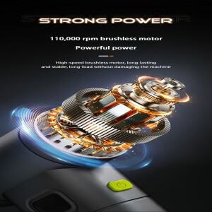 초경량 휴대용 터보 팬 6000mAh 무선 모터  바람 미니 소형 호환 야외 블로워 및 먼지 청소기로 이상적