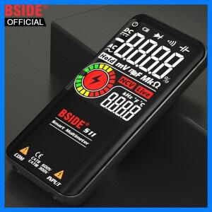 BSIDE S10 스마트 디지털 멀티미터 Profesional 9999 멀티 테스터 DC AC 전압 커패시터 옴 다이오드 USB 충